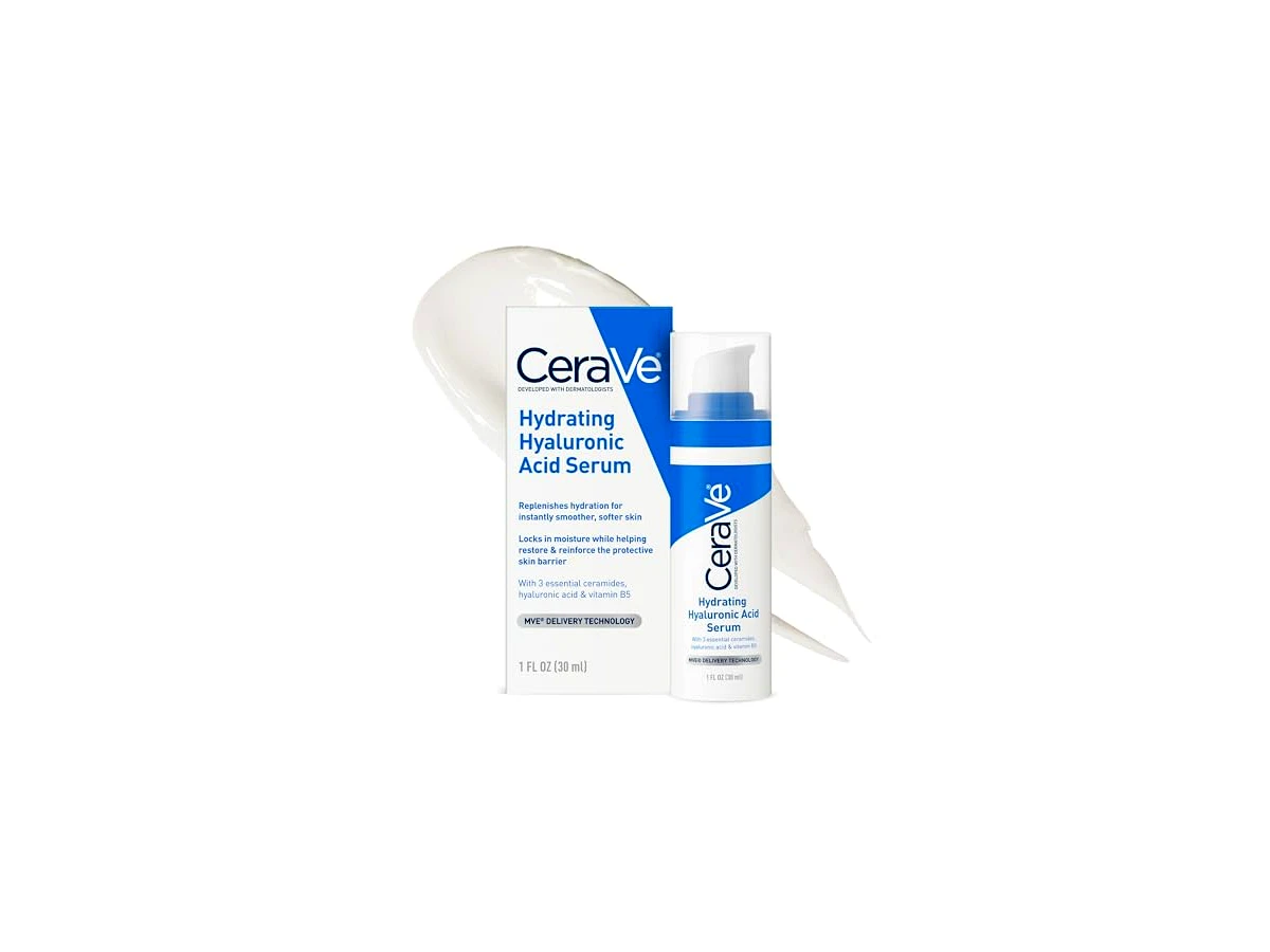 Sérum Hidratante Facial CeraVe com Ácido Hialurônico, Vitamina B5 e 3 Ceramidas Essenciais