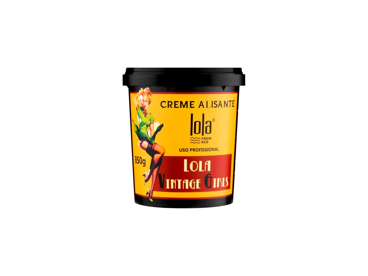 Lola Cosmetics Vintage Girls Creme Alisante Sem Formol 850g