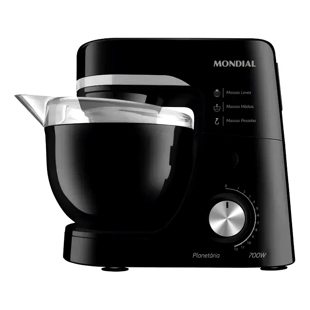teste Batedeira Planetária Mondial 700W 4,5L BP-03-B
