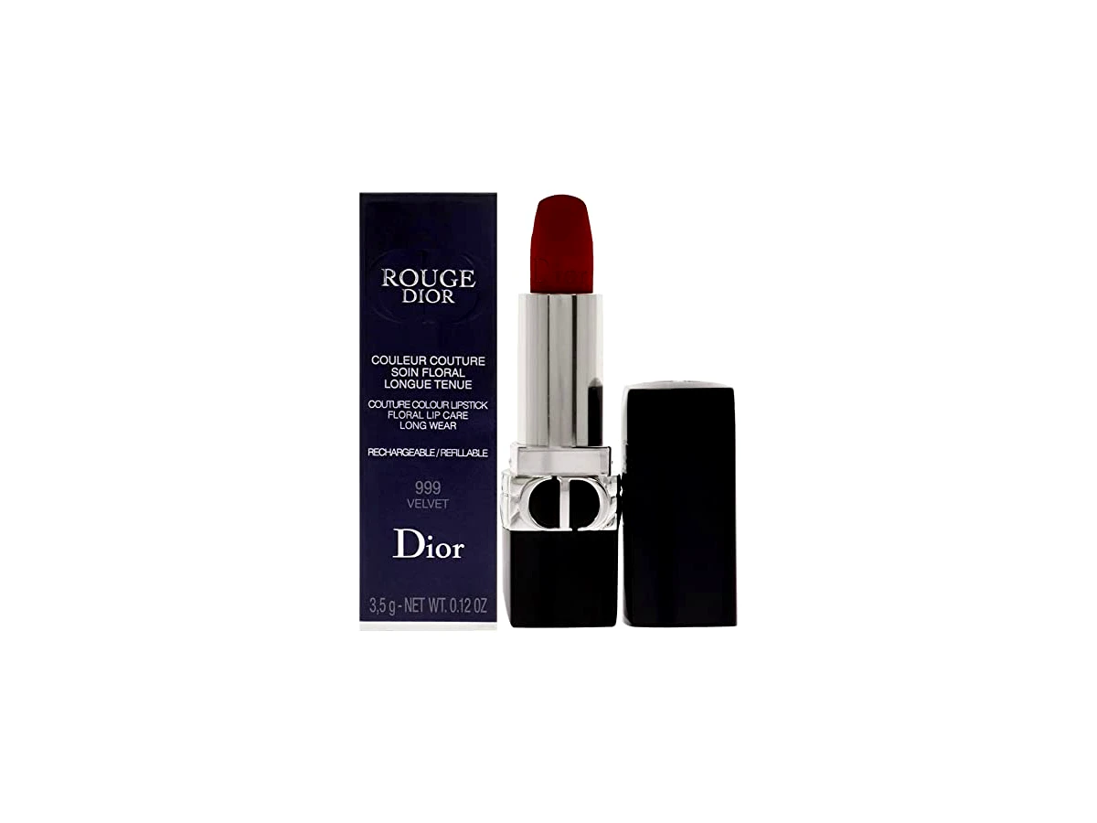 Dior Rouge Dior Couture Colour Refillable Lipstick 999 Velvet Finish