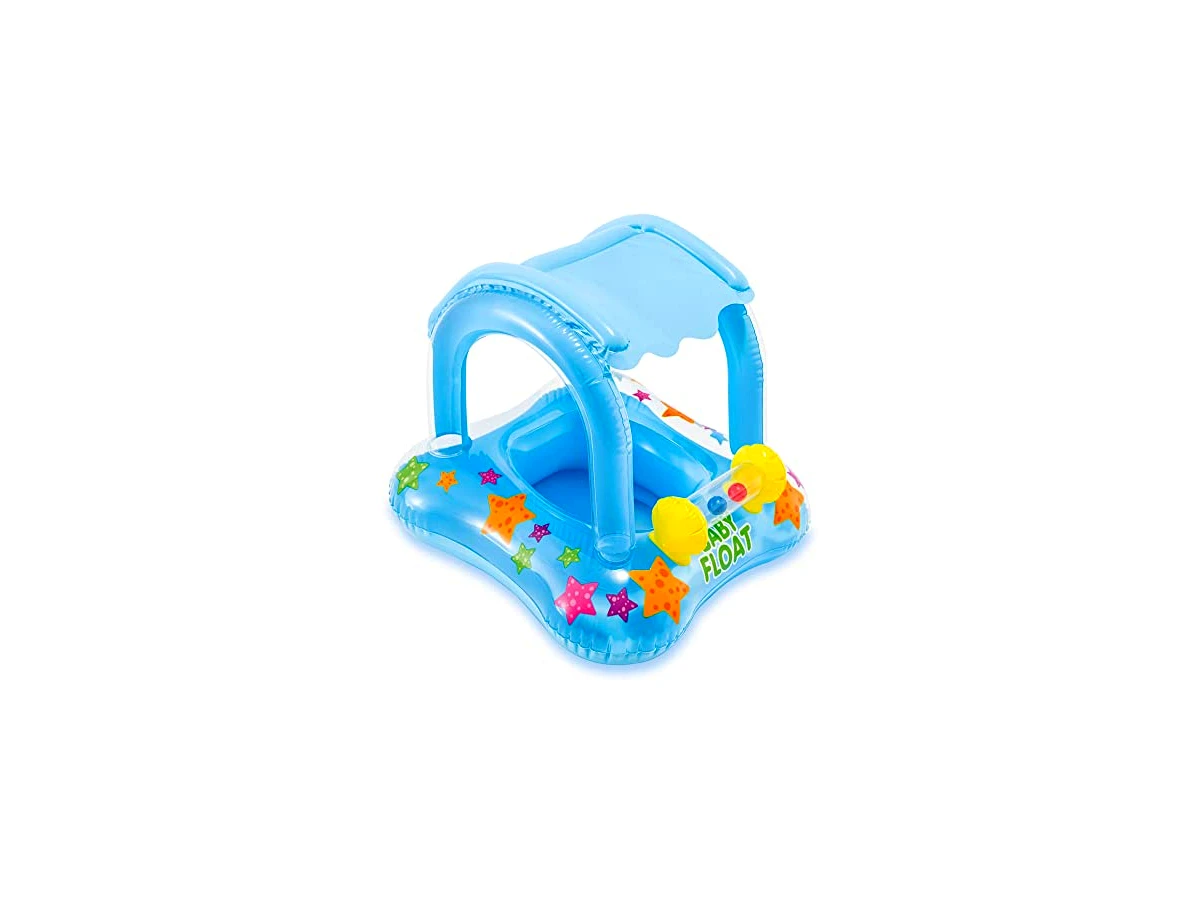 Boia Bote Infantil com Cobertura Intex Baby Float Modelo #56581