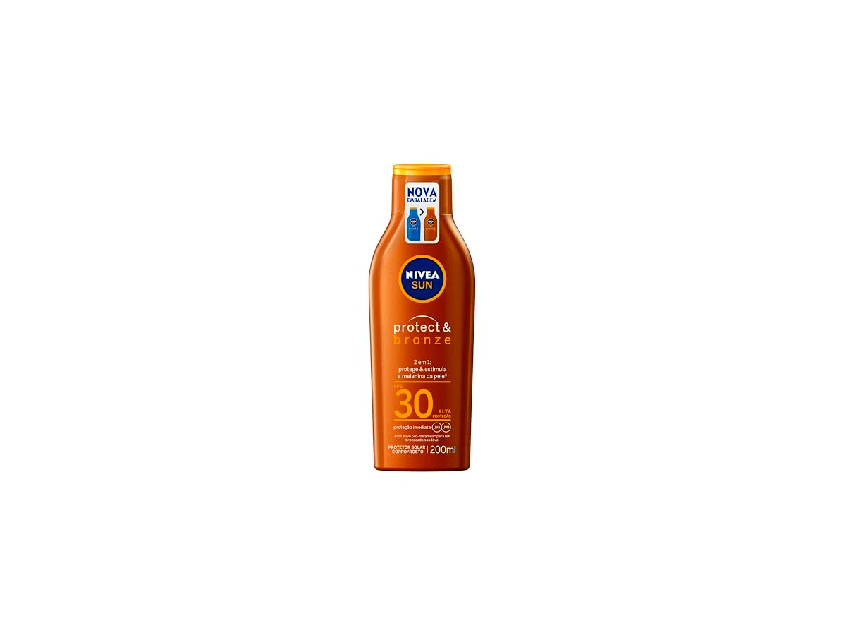 Nivea Sun Loção Protect & Bronze FPS 30 (200ml)