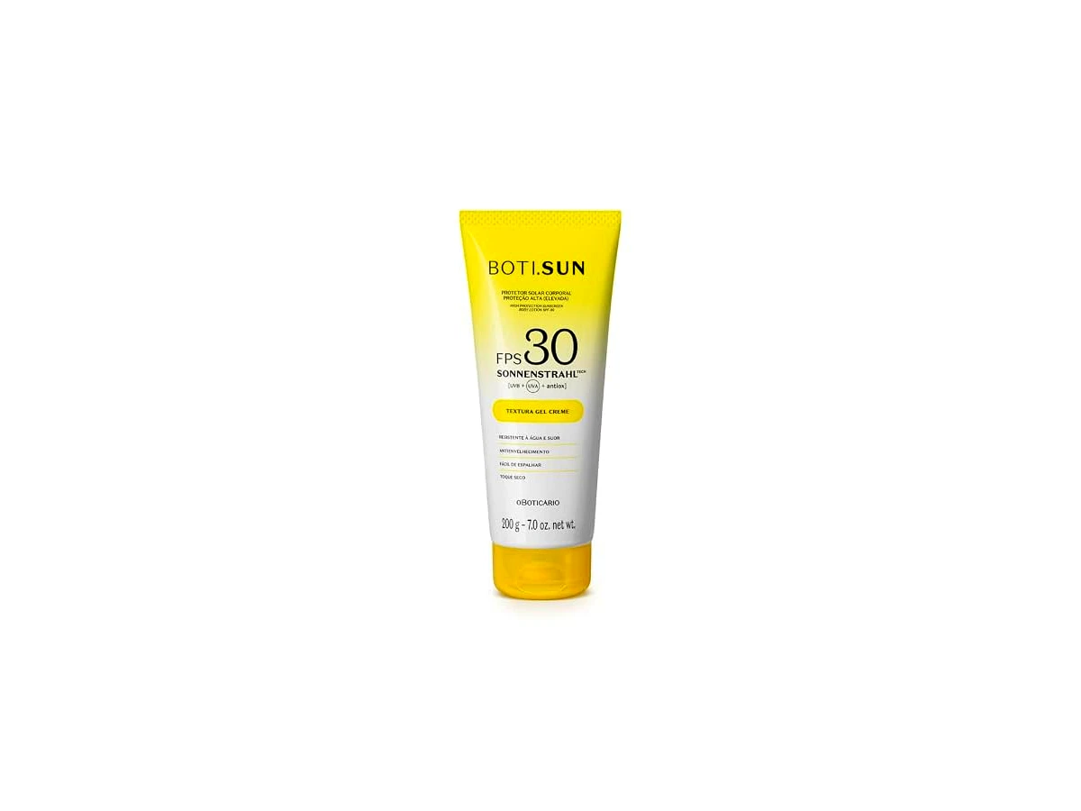 O Boticário Boti.Sun Protetor Solar Corporal Gel Creme FPS 30 (200g)