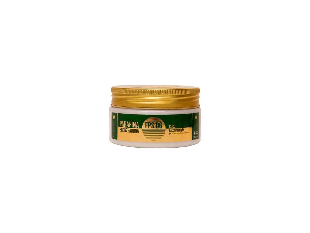 Parafina Bronzeadora Duotrato FPS 6 Coco 200g