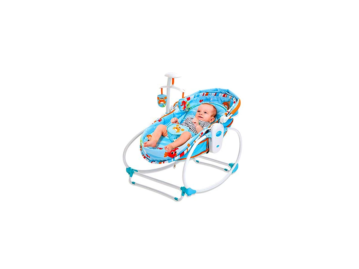 Mastela Cadeira de Descanso Moisés 5 em 1 Rocker Bassinet (Modelo 6038)