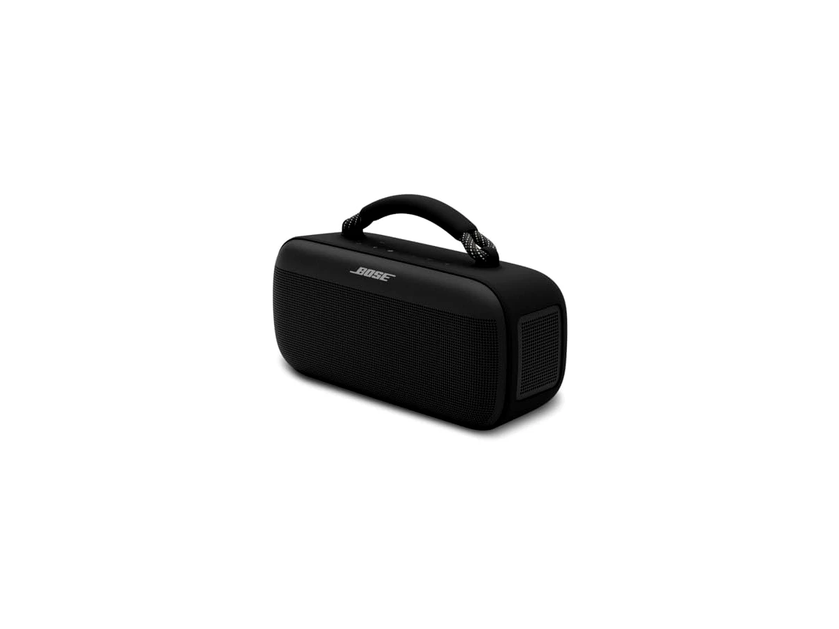Alto-falante portátil Bose SoundLink Max, alto-falante Bluetooth grande à prova d'água, até 20 horas de vida útil da bateria, USB-C, entrada auxiliar embutida de 3,5 mm, preto