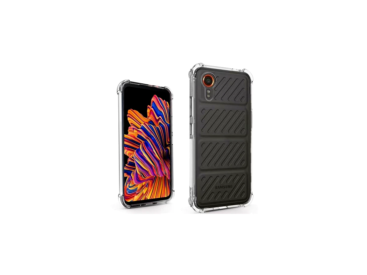 Capa transparente para Samsung Galaxy XCOVER 7 transparente unissex à prova de choque flexível TPU slim fit transparente para Samsung XCOVER 7 capa (transparente)
