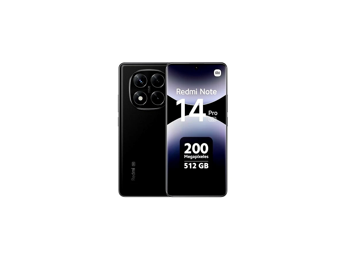Smartphone Xiaomi Redmi Note 14 Pro 5G Midnight Black (Preto) 12GB RAM 512GB ROM NFC [ 24090RA29G ]