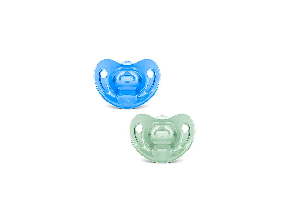 Chupeta NUK Sensitive Soft 100% Silicone (0-6 Meses) Verde