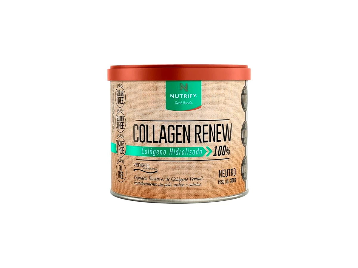 Collagen Renew com Peptídeos Verisol Lata Sem Sabor 300g - Nutrify