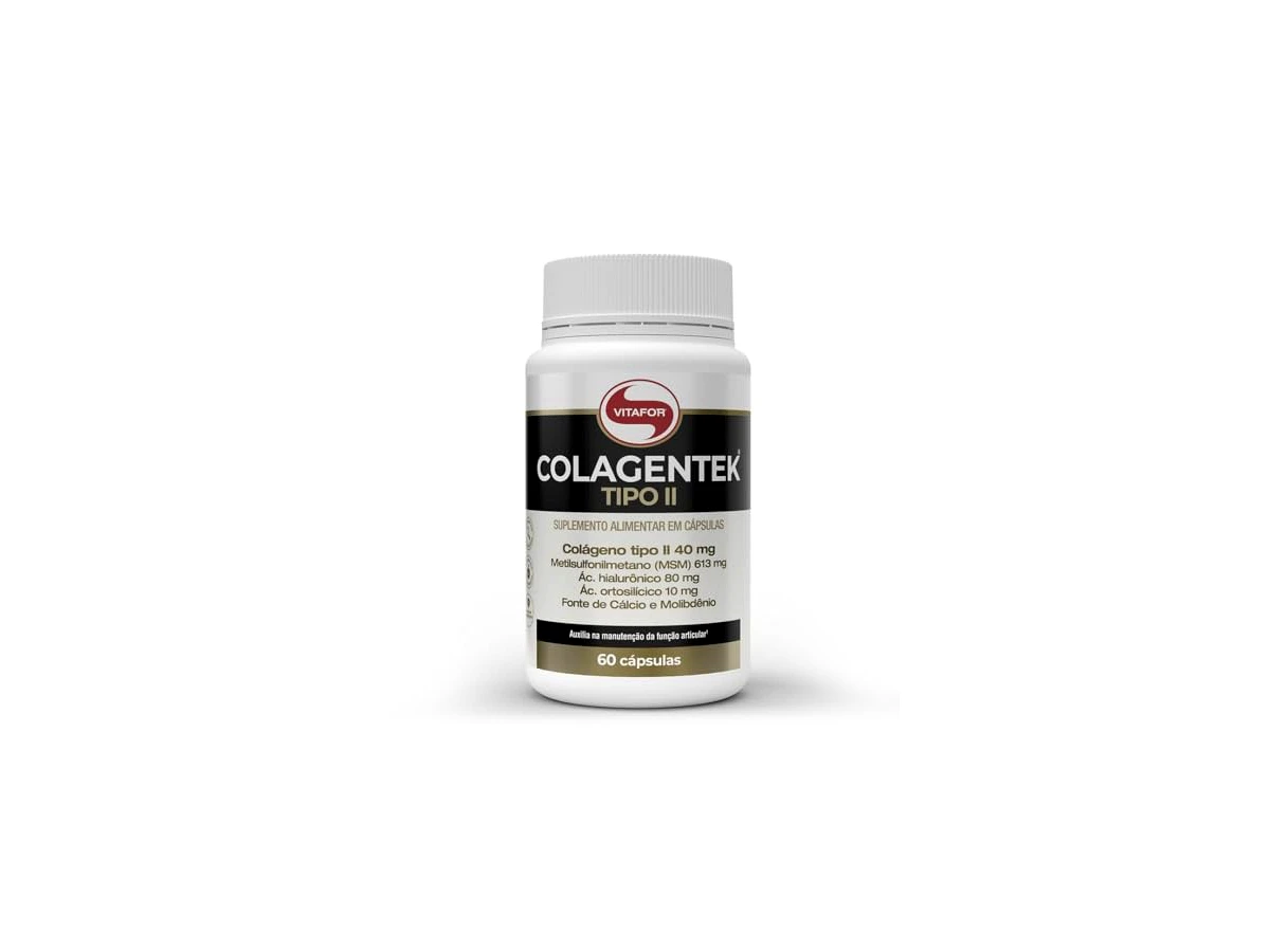 Vitafor Colagentek Tipo II 40mg 60 Cápsulas