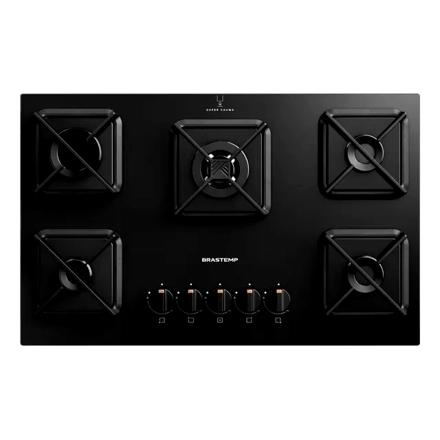 teste Cooktop a Gás Brastemp 5 Bocas BDS75AE