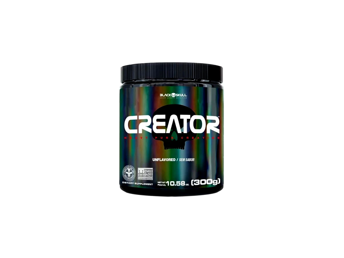 Creatina Creator Creapure 300g - Black Skull USA