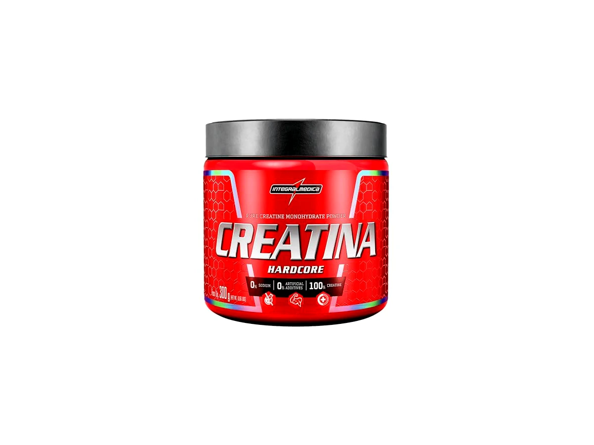 Creatina Integralmédica Hardcore Pura em Pó Pote - 300g