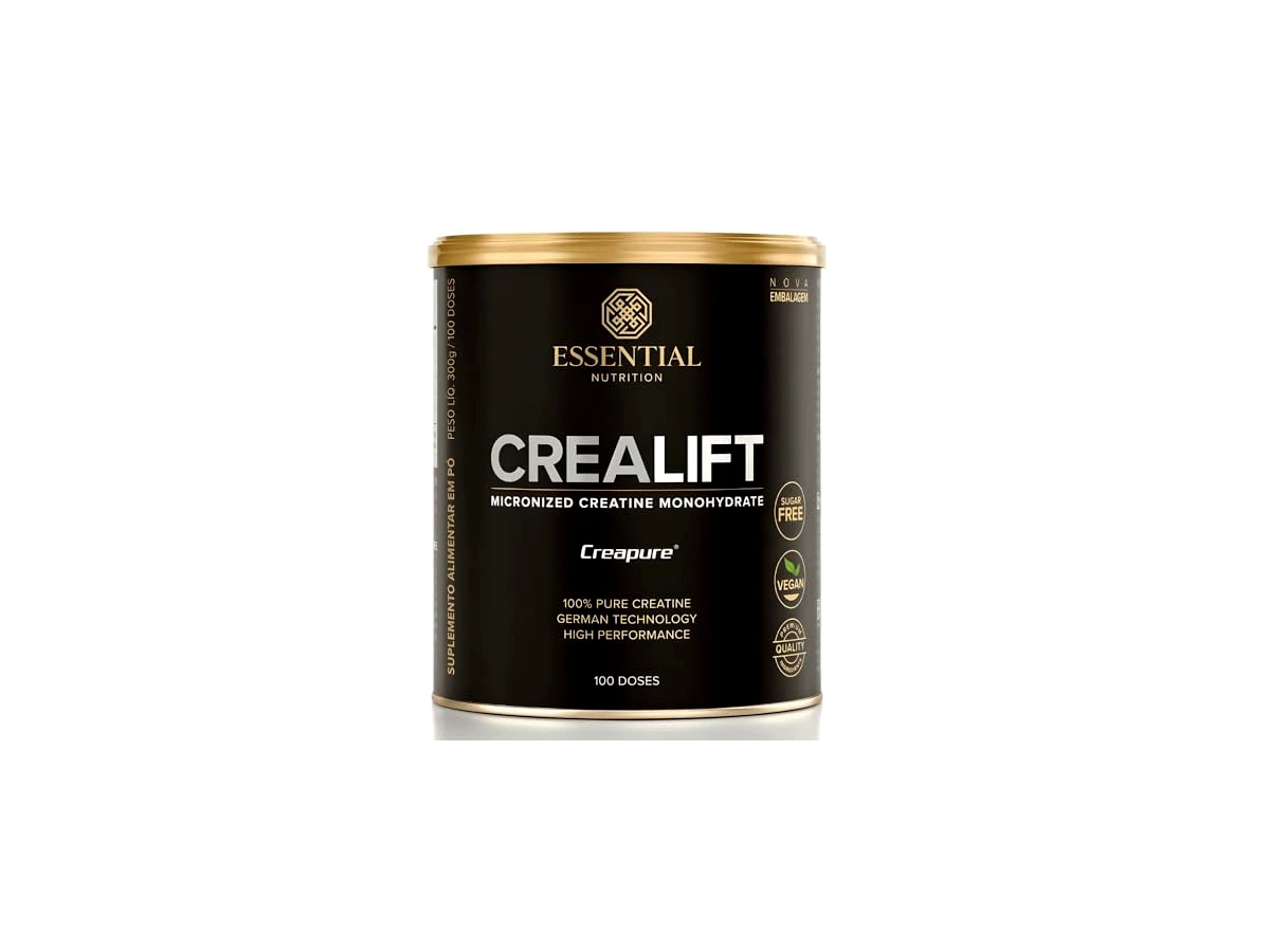 Creatina 100% Pura Creapure em Pó 300g - Essential Nutrition