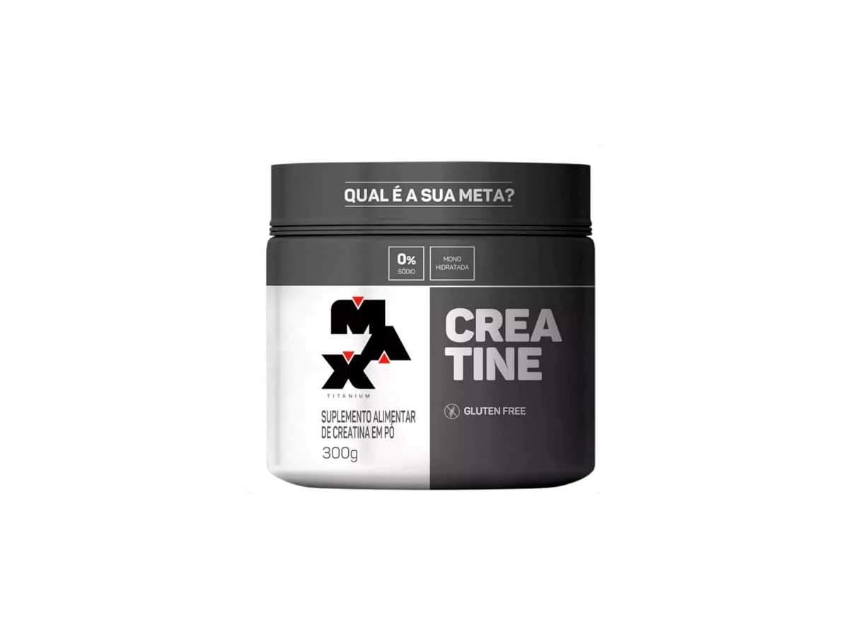 Creatina 100% Pura Monohidratada Pote (300g) - Max Titanium