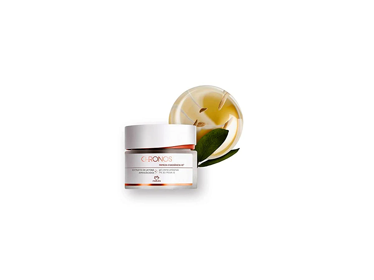 Natura Chronos Gel Creme Antissinais 45+ Firmeza e Radiância FPS 30 Dia 40g