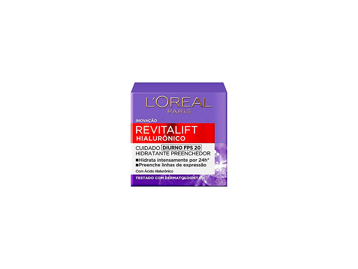 Creme Facial Antissinais L'Oréal Paris Revitalift Hialurônico Dia FPS 20 50ml