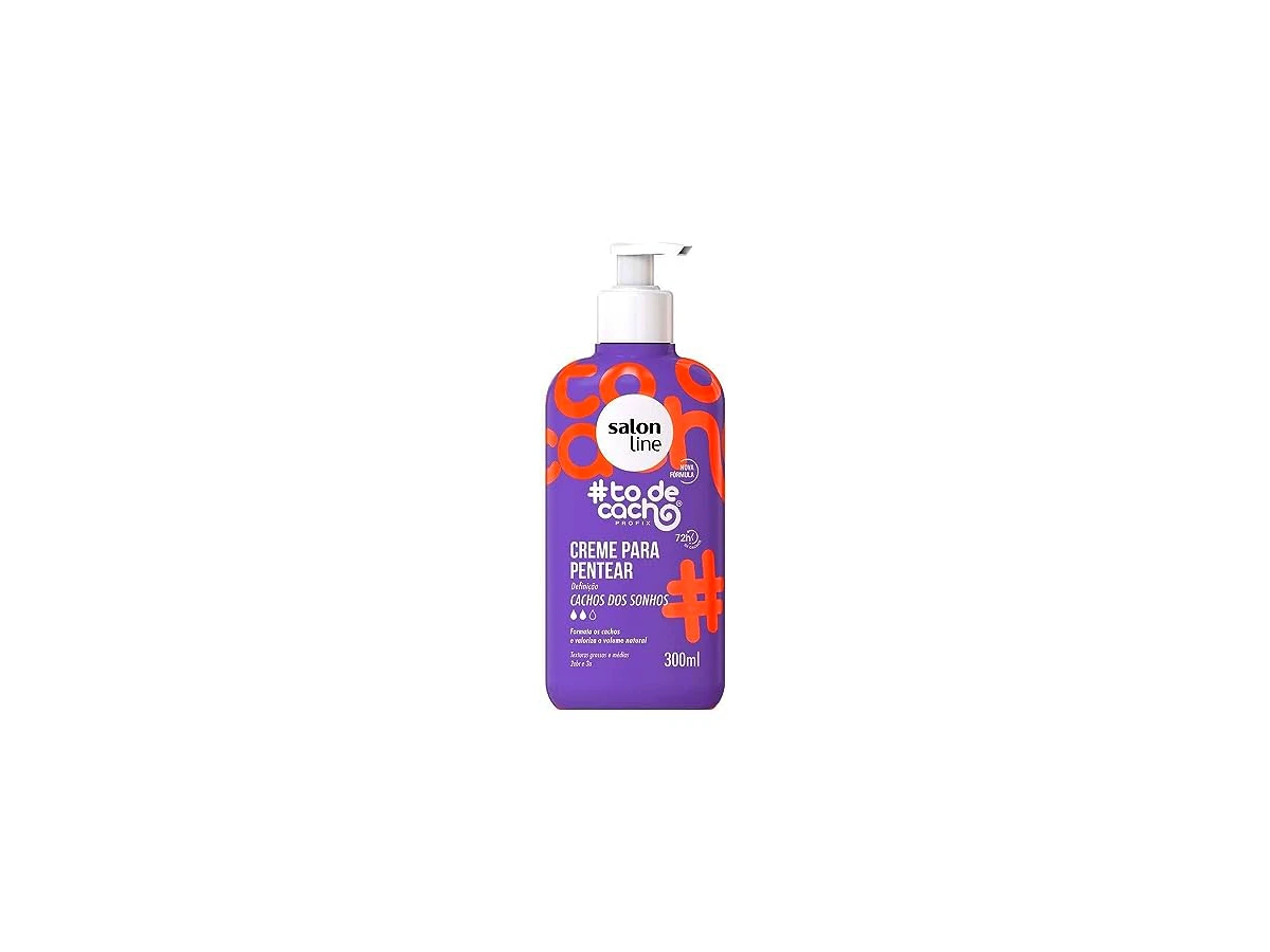Creme para Pentear Salon Line #todecacho Cachos dos Sonhos Curvaturas 2A 2B 2C 300ml