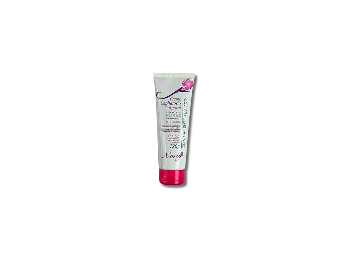 Creme Depilatório Neorly Para Axilas e Virilha com Óleo de Amêndoas e Manteiga de Karité 50g