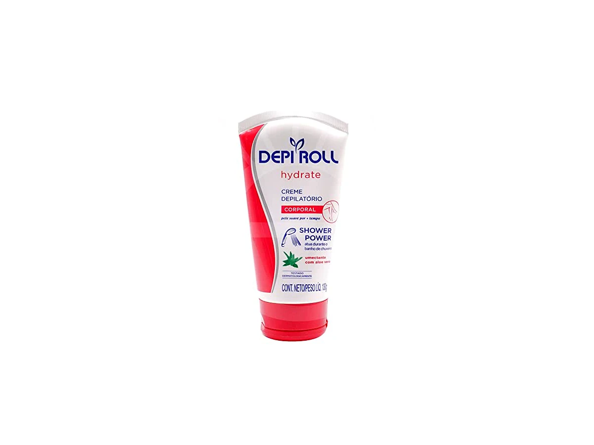 Depi Roll Creme Depilatório Corporal Shower Power com Óleo de Amêndoas - 130g