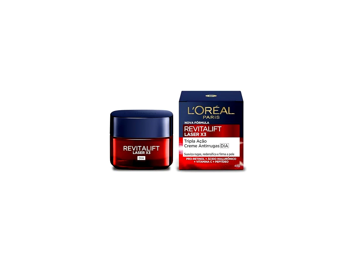 L'Oréal Paris Revitalift Laser X3 Creme Facial Antirrugas de Tratamento Intensivo Noturno