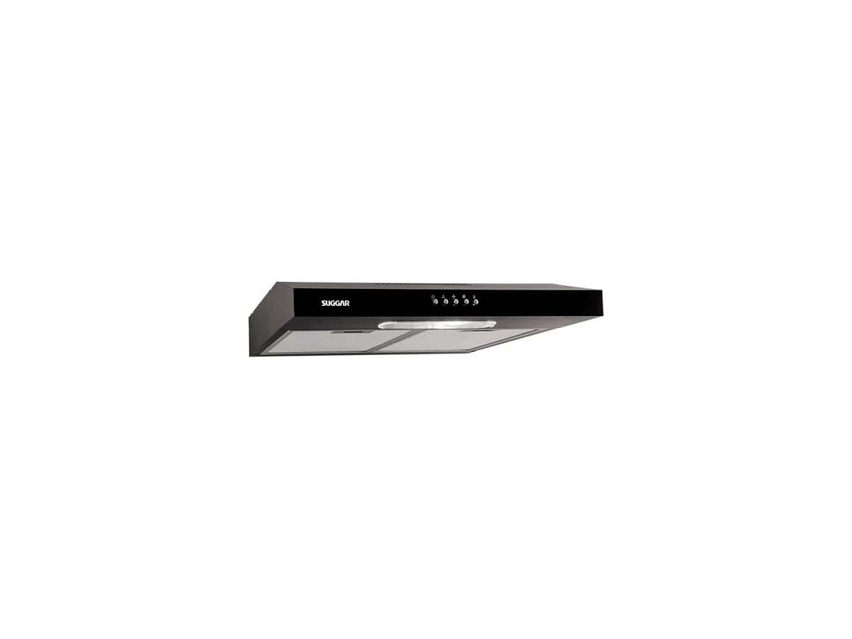 Depurador de Ar Suggar Slim 60cm 3 Vel. Preto 110V DPS161PT