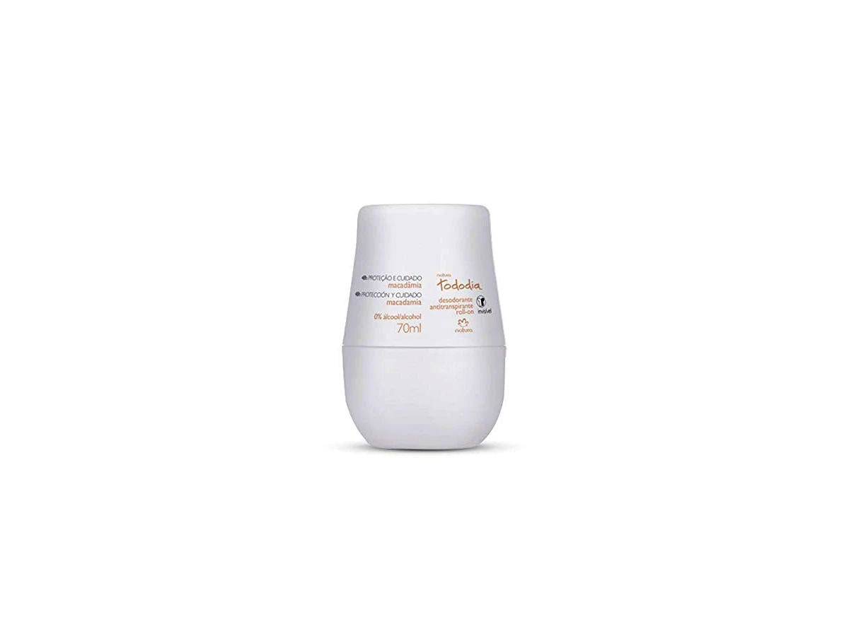 Desodorante Antitranspirante Roll-On Tododia Macadâmia Natura 70ml