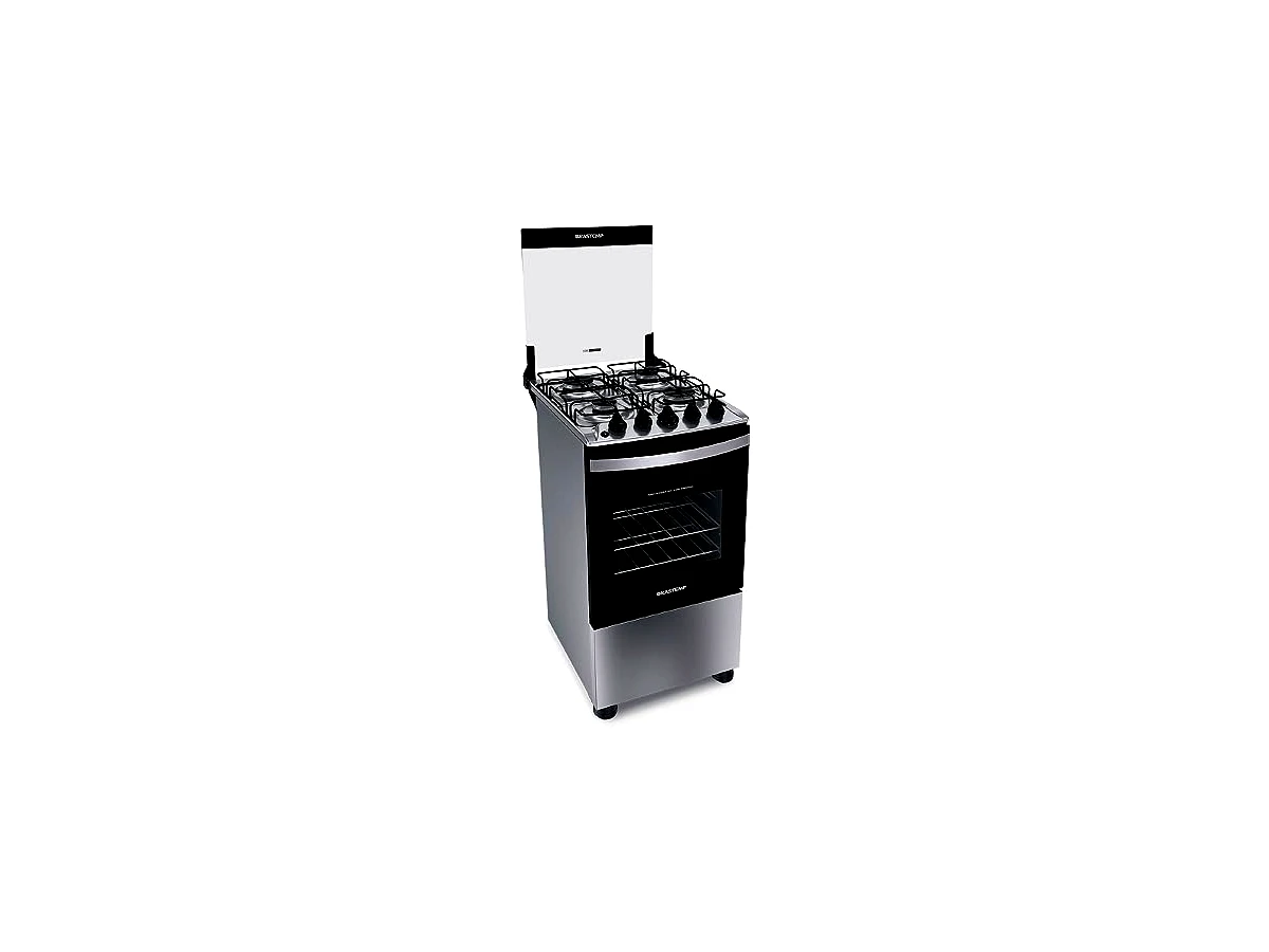 Fogão Brastemp 4 Bocas Inox (Modelo BFO4NBR)