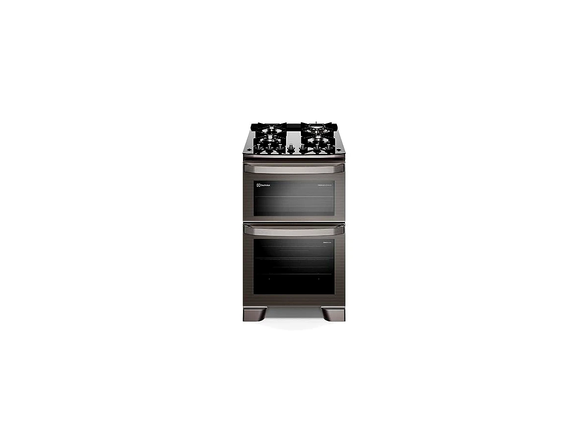 Fogão Electrolux 4 Bocas Inox com Forno Duplo (Modelo FE4DC)