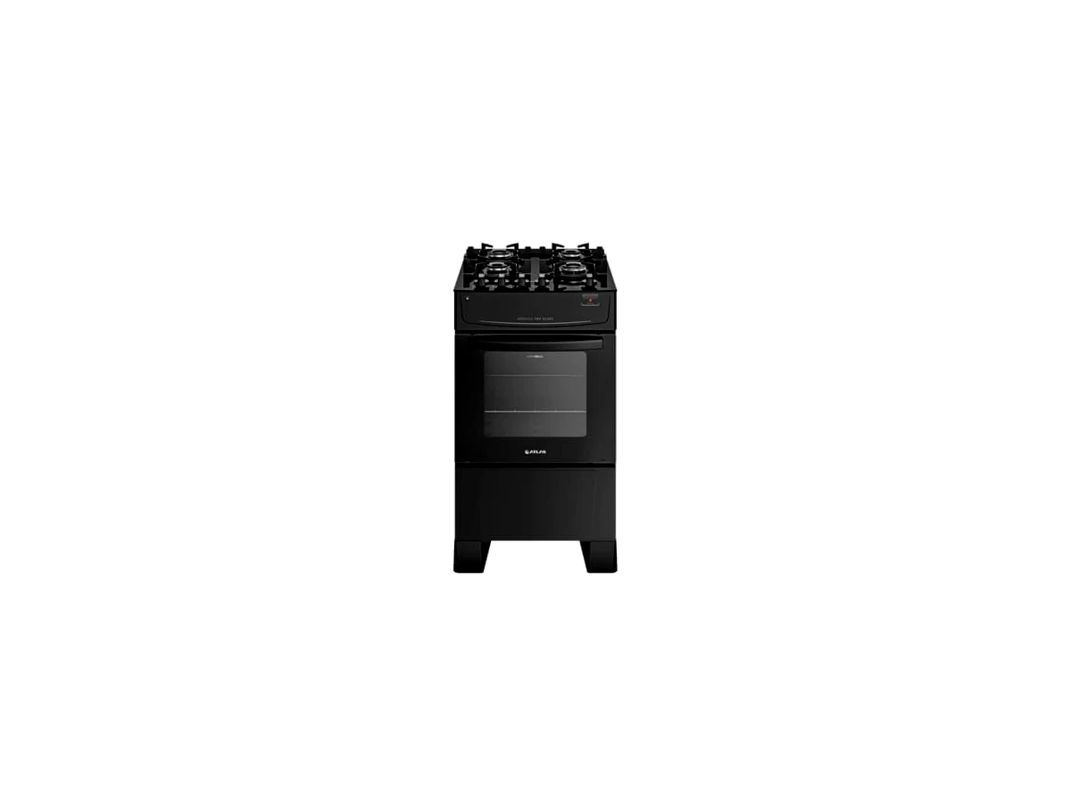 Atlas Mônaco Top Glass (Mesa de Vidro, Cor Preto)
