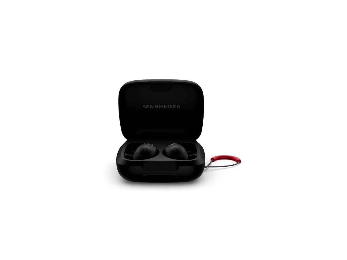 Sennheiser Fones de ouvido esportivos Momentum com ajuste de som esportivo e ANC adaptável, ajuste seguro, vida útil da bateria 24 horas, rastreador de atividades para dados de desempenho corporal,
