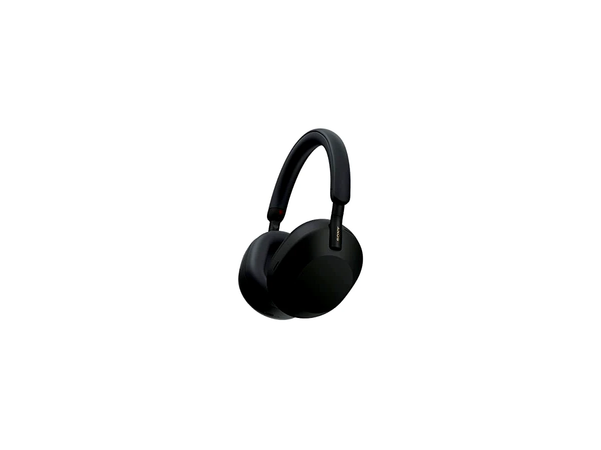 Sony Fones de ouvido WH-1000XM5 premium com cancelamento de ruído, otimizador automático NC, bateria de 30 horas, controle de voz Alexa, preto