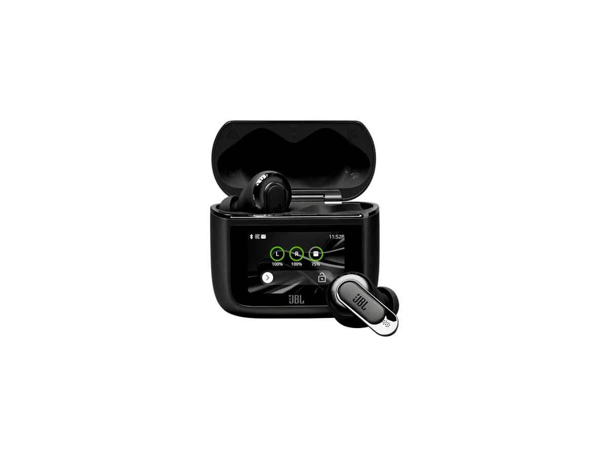 JBL Tour Pro 3 - Fones de ouvido com cancelamento de ruído sem fio verdadeiro com estojo de carregamento inteligente, lendário som profissional com driver duplo híbrido, som espacial 360 com
