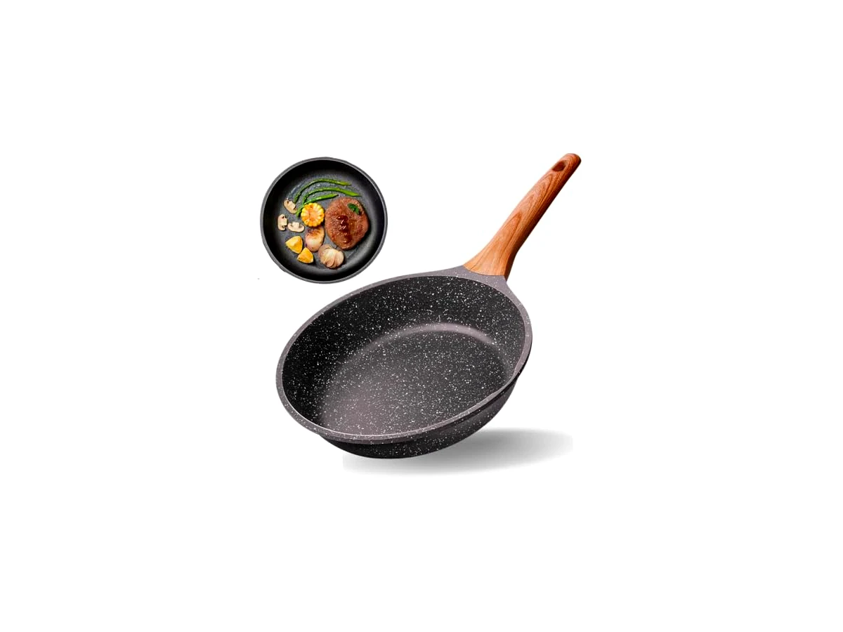 Frigideira Antiaderente Cerâmico Frita Sem Óleo 28cm