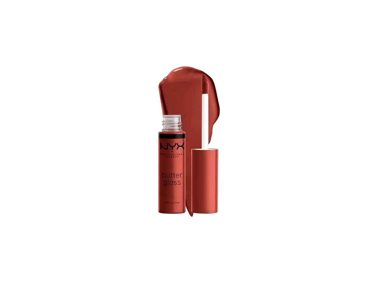 NYX Professional Makeup Butter Gloss Non-Sticky Lip Gloss - Cor: BLG16 Praline