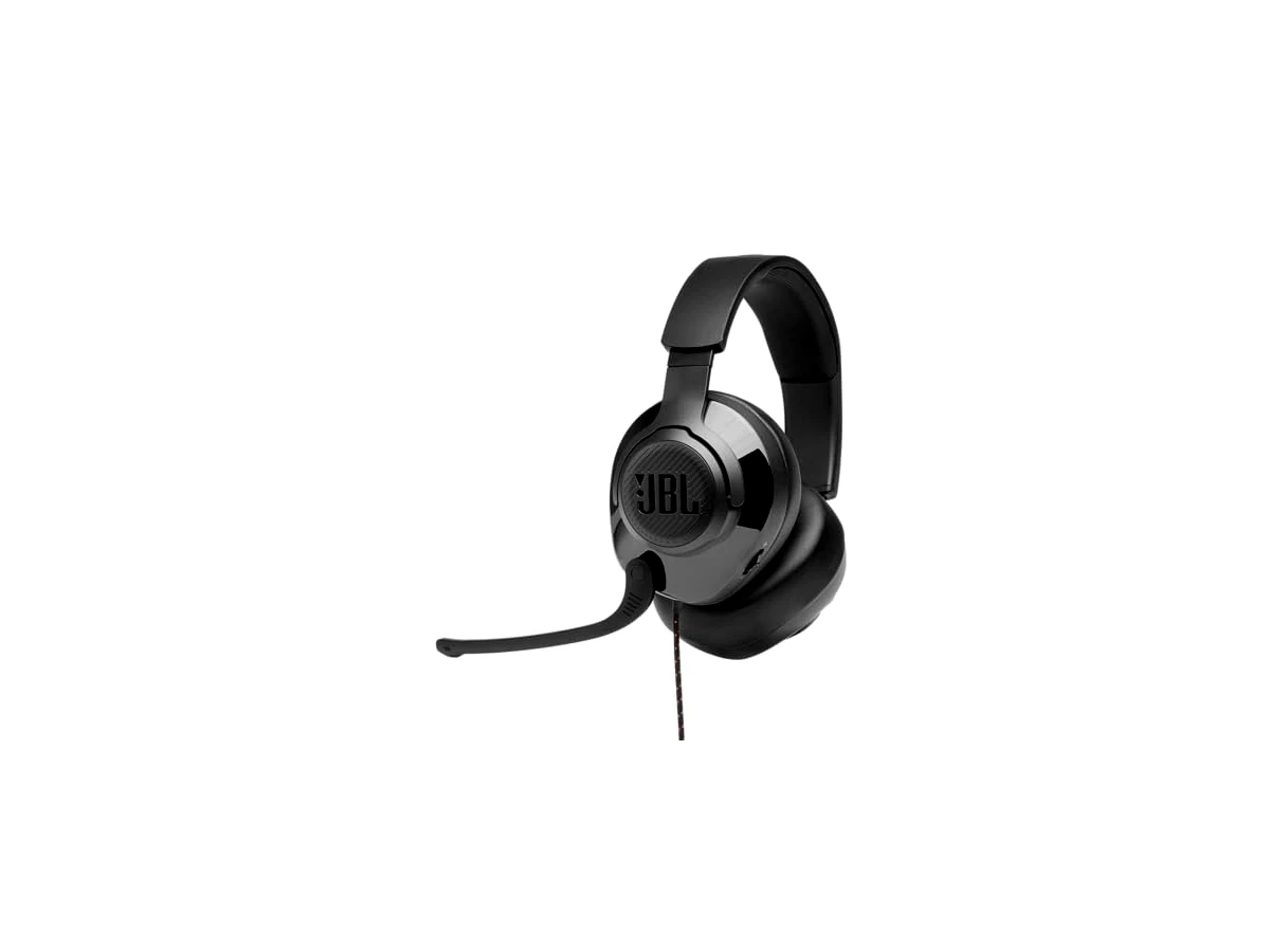 JBL Quantum 200 – Fones de ouvido para jogos circum-auriculares – Preto, grande