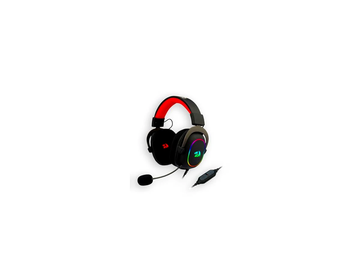 Headset Gamer Redragon Zeus X RGB USB 7.1 Surround Sound Virtual H510-RGB, Preto