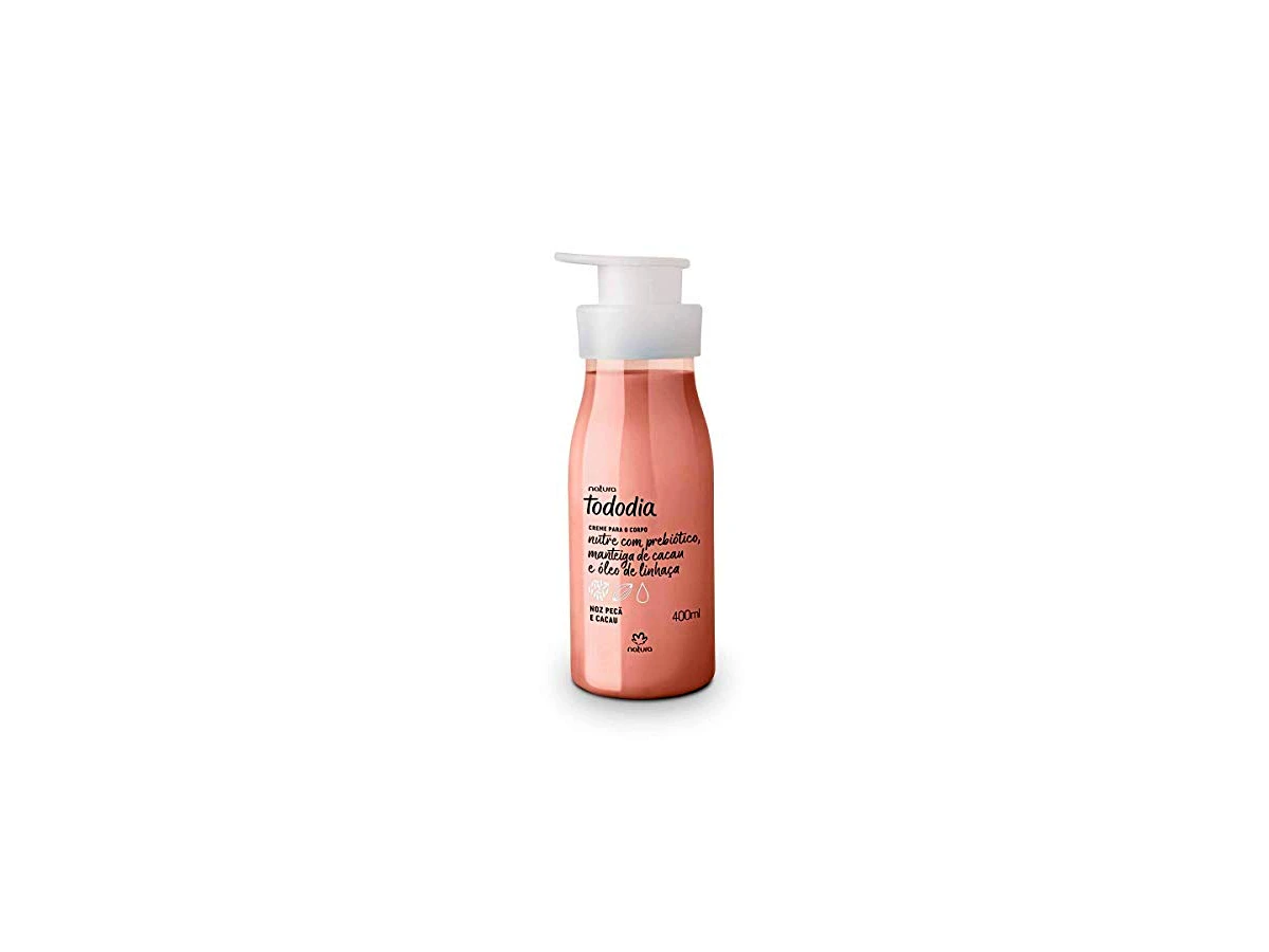 Natura Tododia Creme Desodorante Nutritivo para o Corpo Noz Pecã e Cacau 400ml