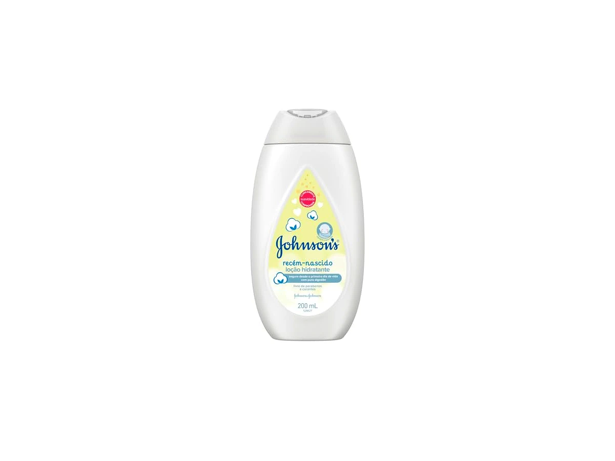 Johnson's Baby Loção Hidratante Recém-Nascido Rosto e Corpo 200ml