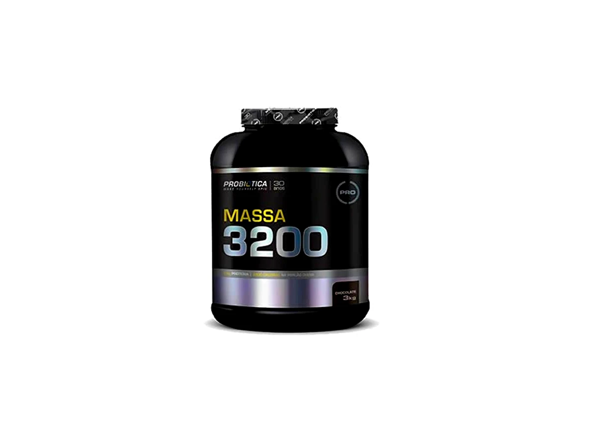 Massa 3200 Anti-Catabolic Pote 3kg Sabor Chocolate - Probiótica
