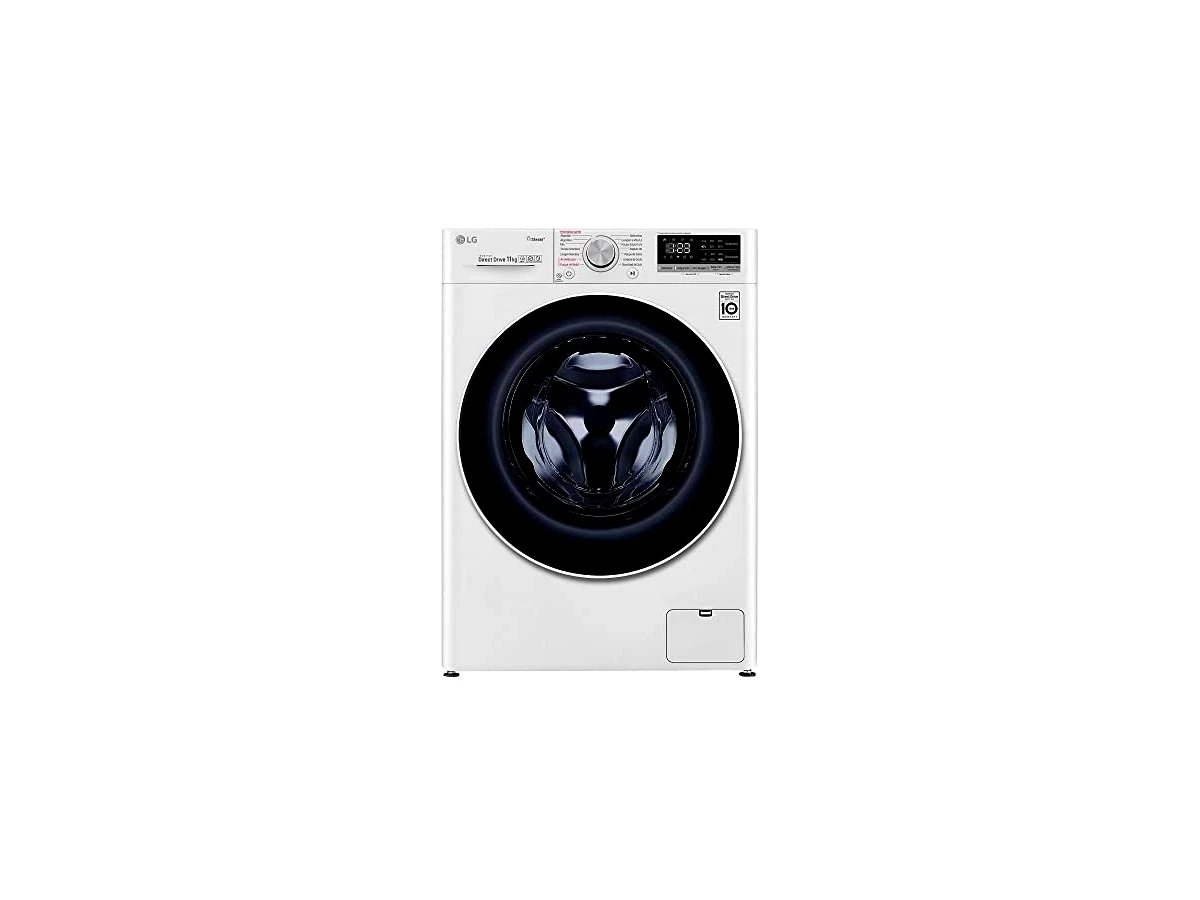 Máquina de Lavar Roupas LG 11kg Front Load Smart Inverter AI DD Branca - FV5011WG4