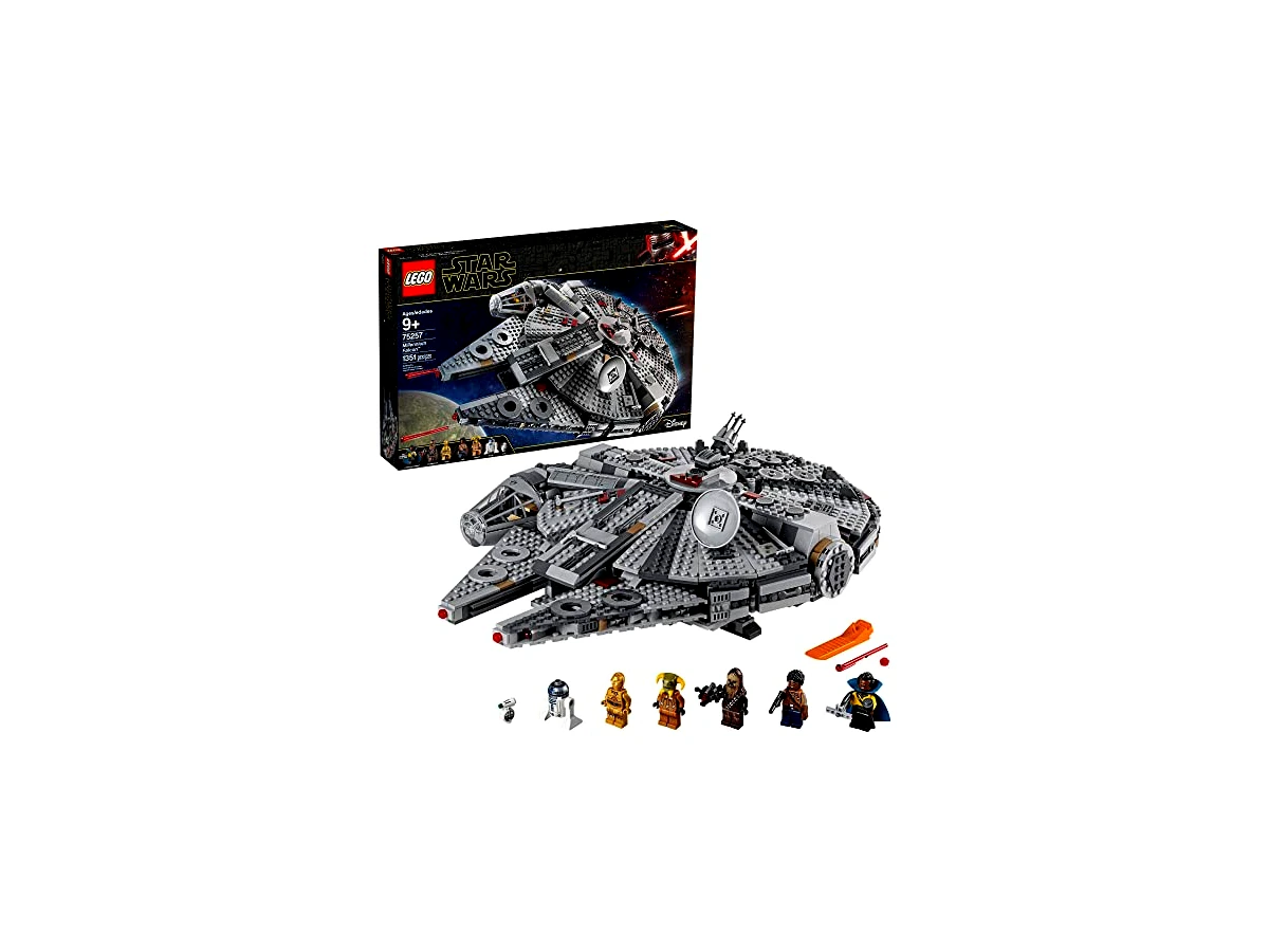 LEGO Star Wars Millennium Falcon: A Ascensão Skywalker com 7 Personagens (Modelo 75257)