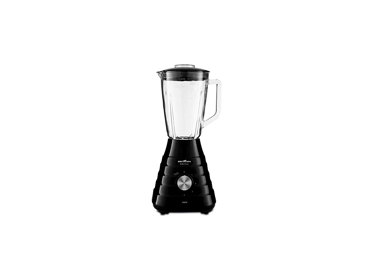 Liquidificador Britânia BLQ950P Glass, Copo de Vidro 2,4L, 900W