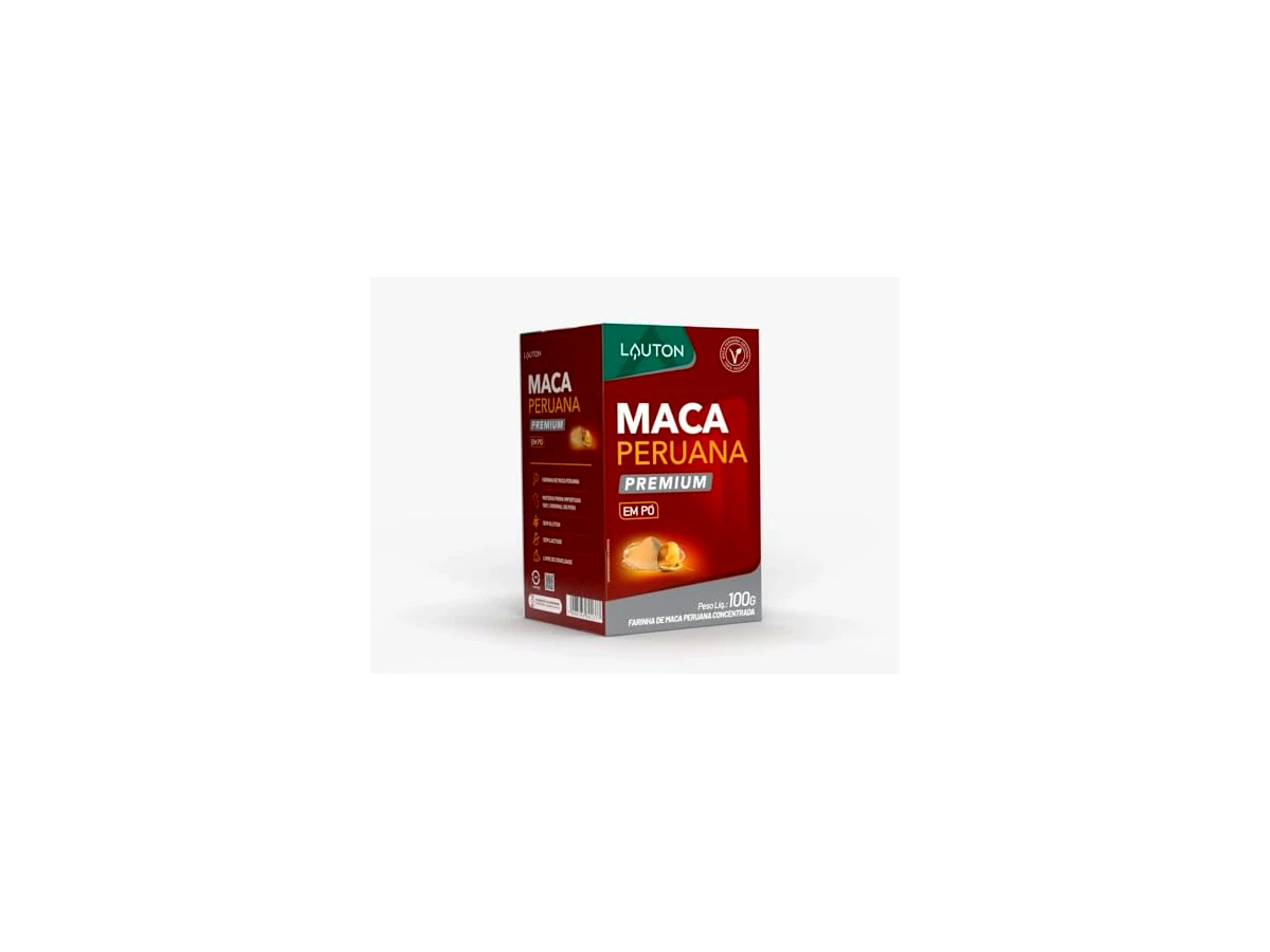 Maca Peruana Negra Lauton Nutrition Premium 1000mg 120 Cápsulas