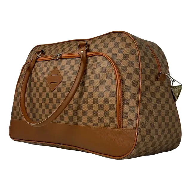 teste Bolsa de Viagem Couro Bordo 10kg