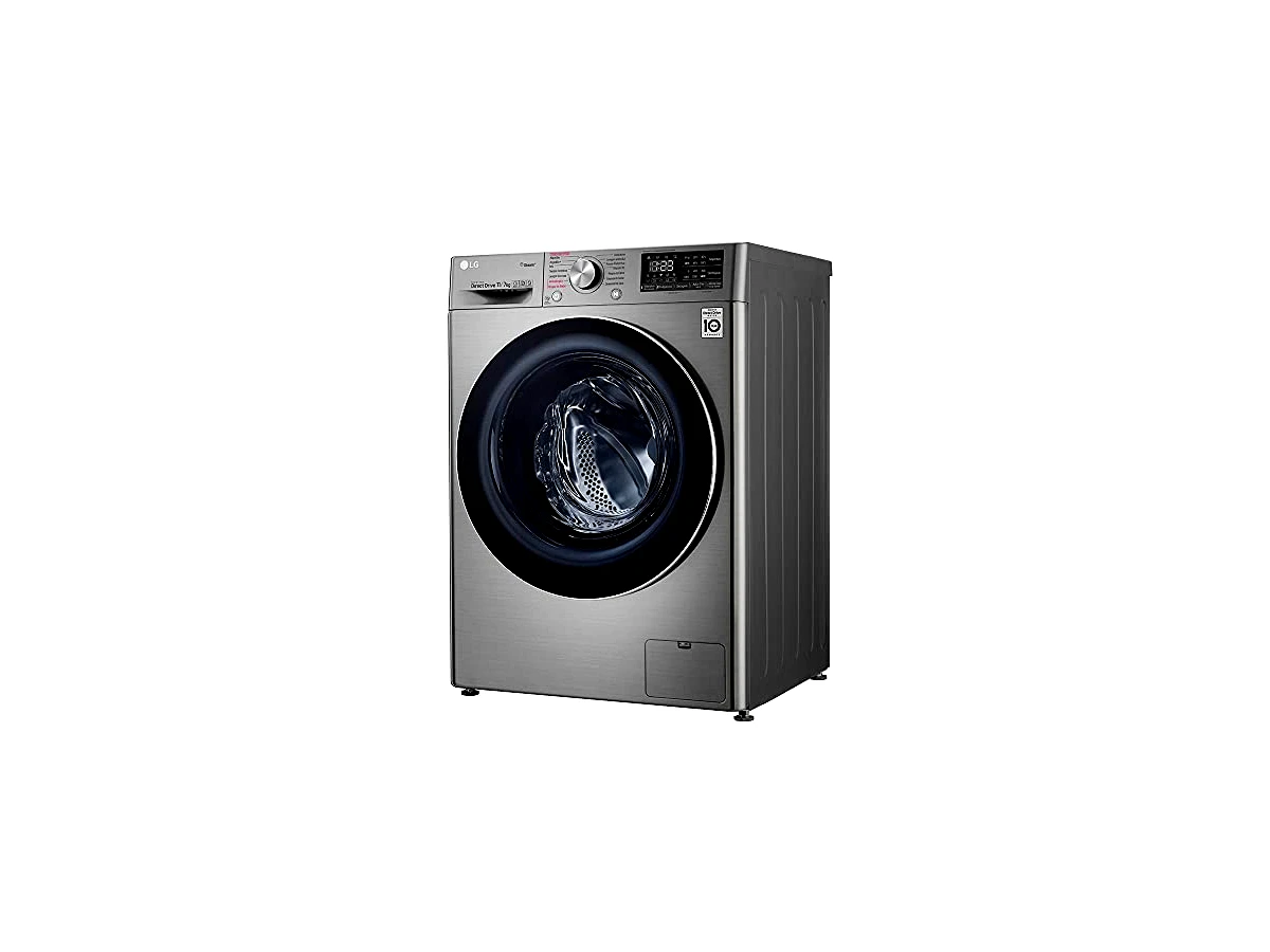 Lava e Seca Smart LG VC4 11kg Aço Escovado (Modelo: CV5011TS4A)
