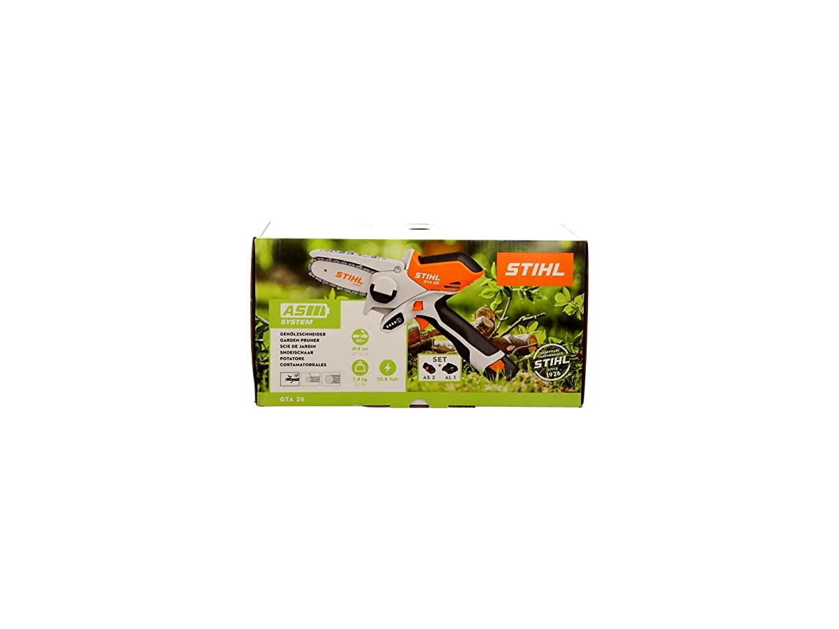 Mini Podador de Galhos a Bateria STIHL GTA 26 10,8V com Sabre de 10cm