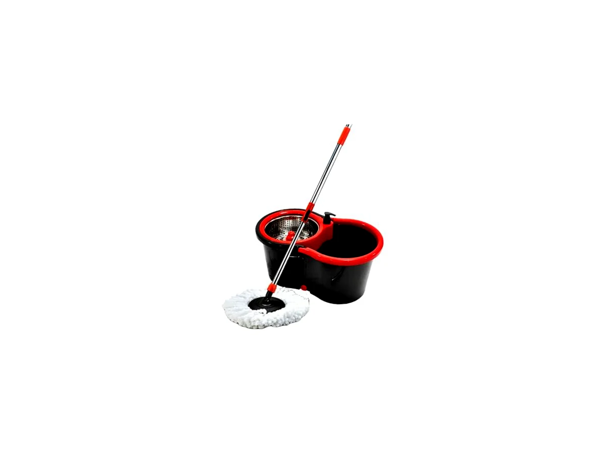 Powermaid Mop Giratório Pro 360 Centrífuga em Aço Inox