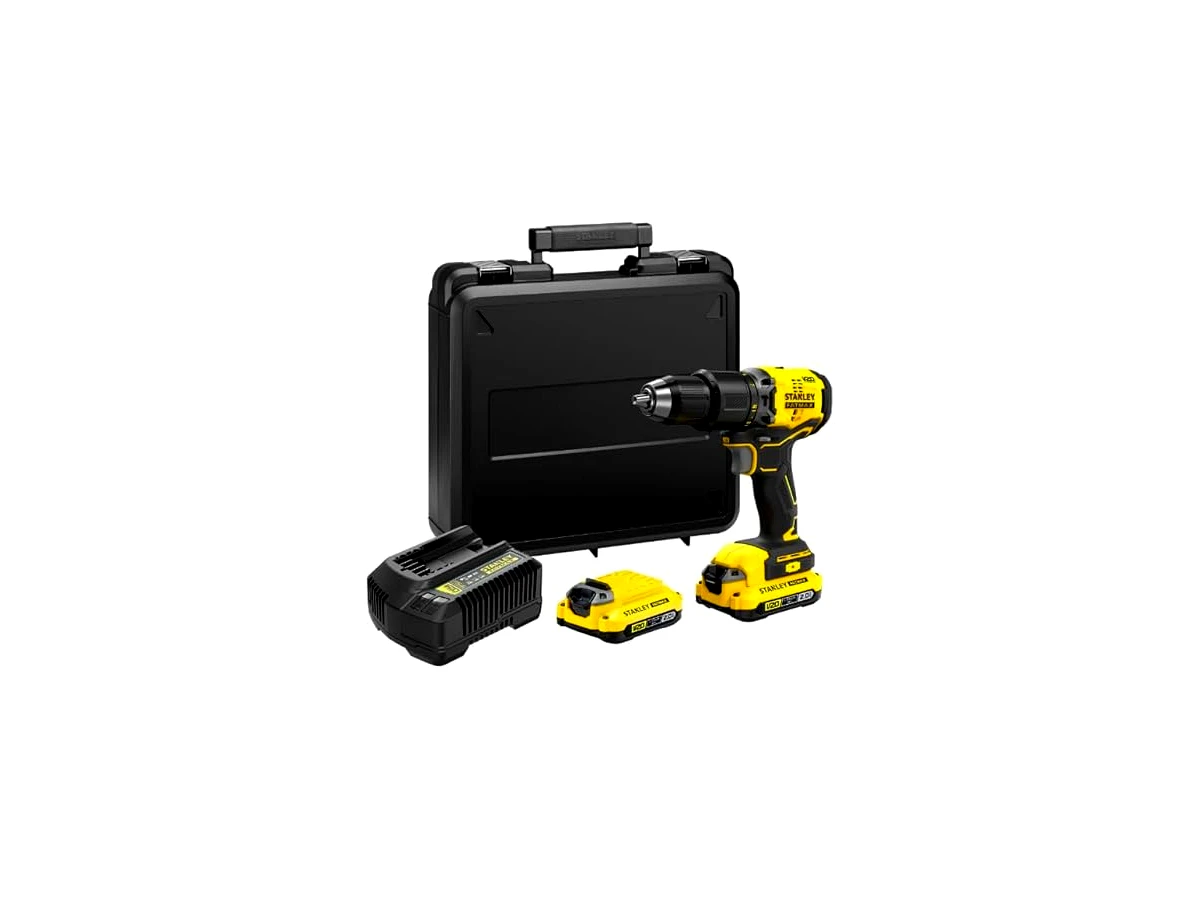 Parafusadeira e Furadeira de Impacto 20V FATMAX V20 Brushless Stanley SBD715D2K-BR
